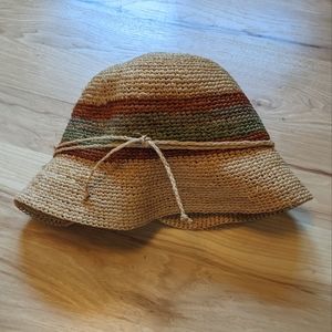 🌞 Packable Boho Natural Woven Sunhat OS by Broner